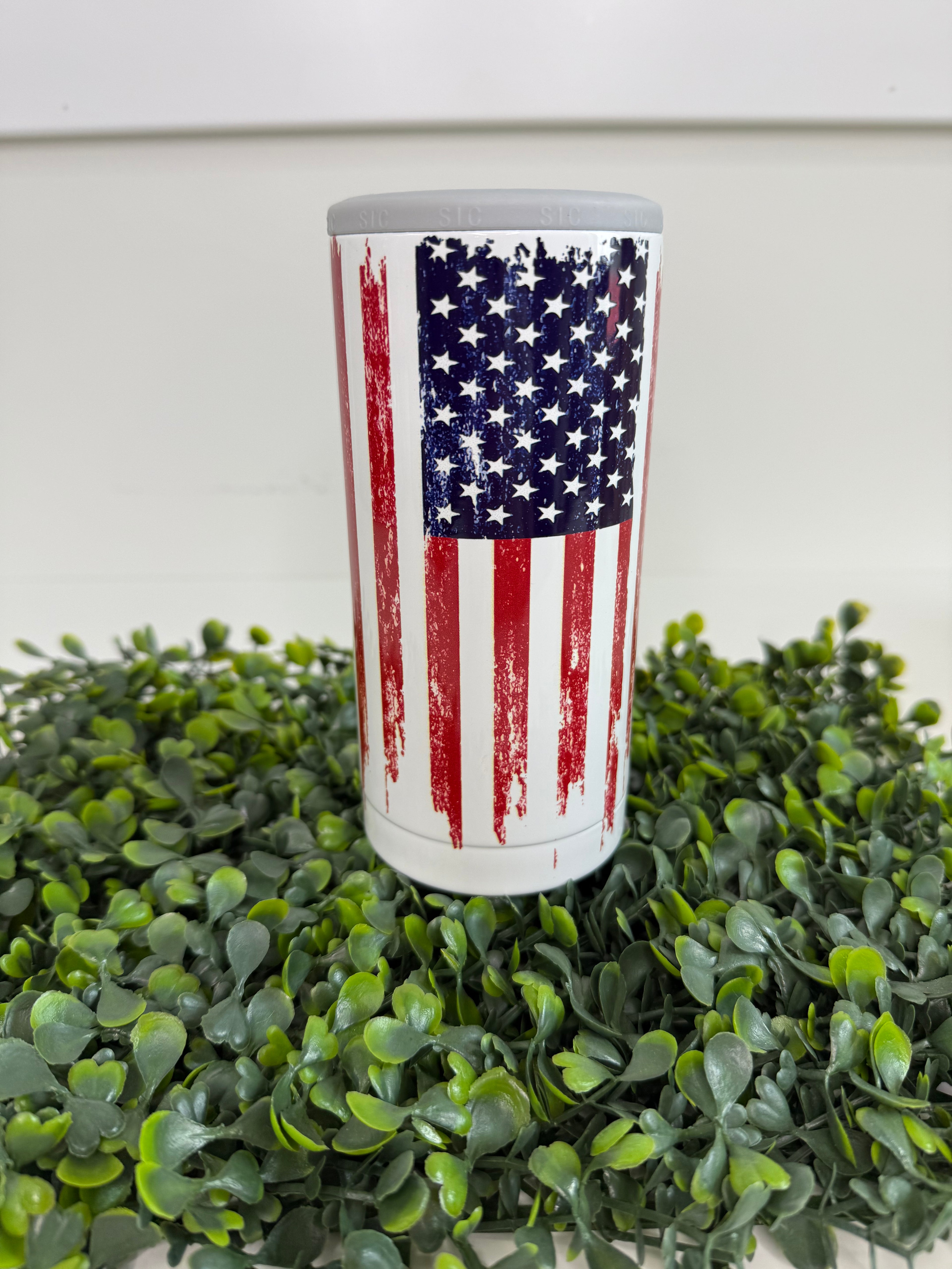 SIC Slim Cooler-American Flag
