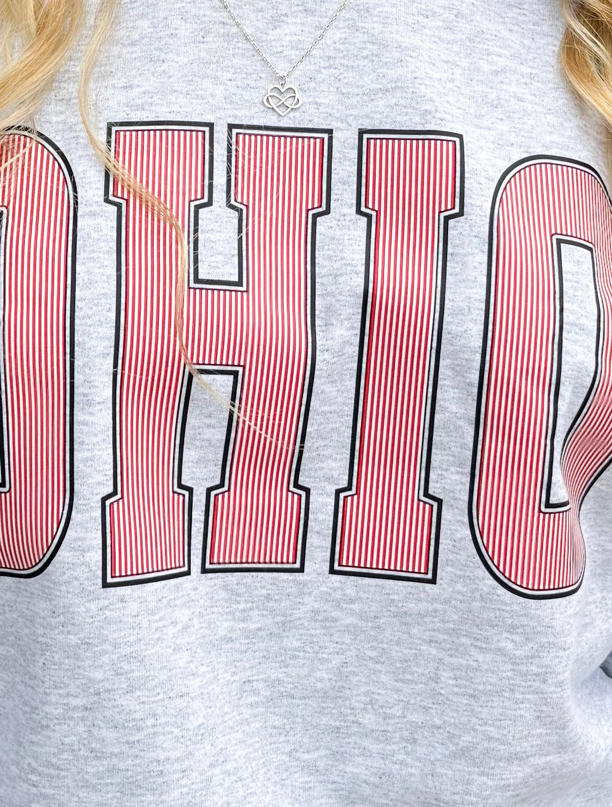 OHIO Red Stripes Sweatshirt