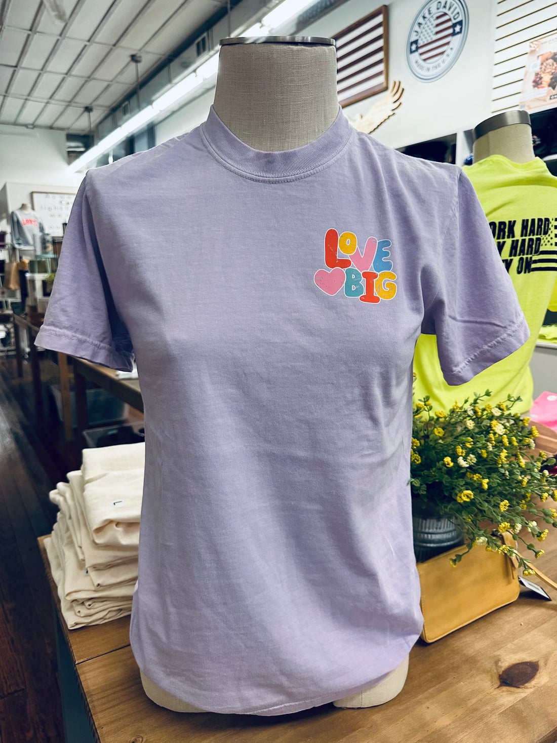 JD: Lilac Love BIG Tee