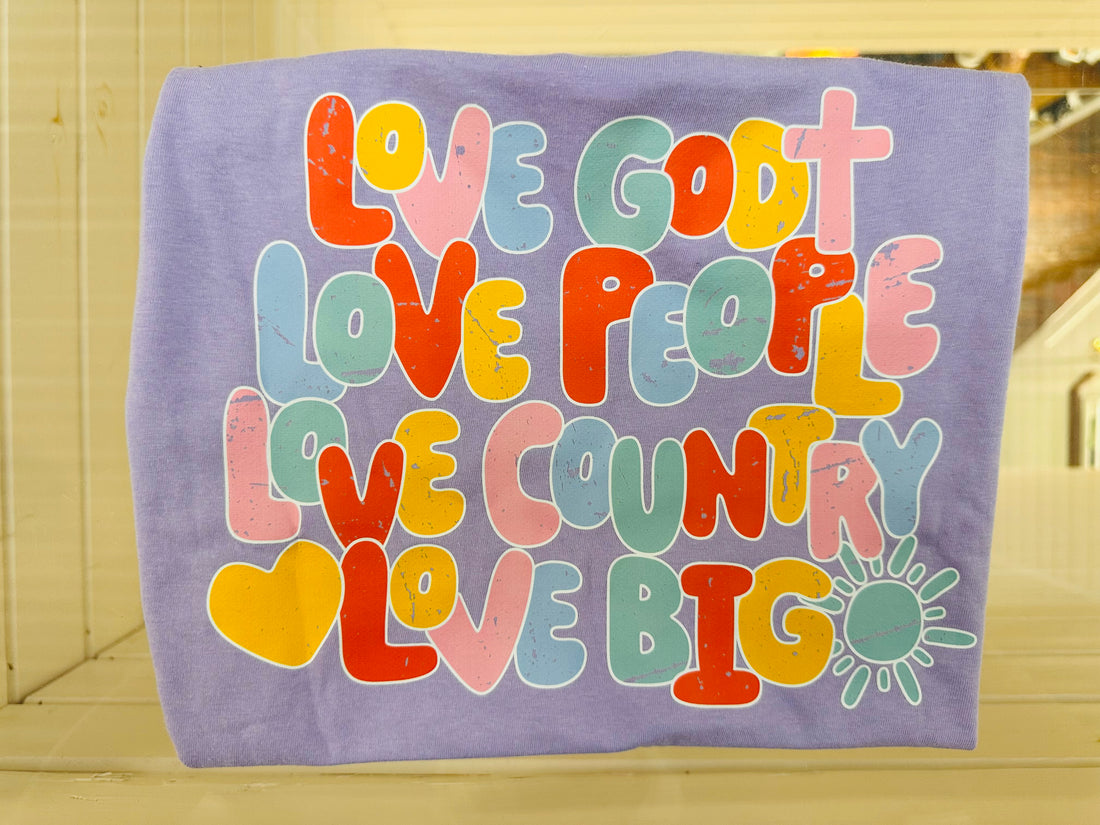 JD: YOUTH Lilac Love Big Tee
