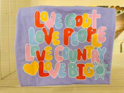 JD: YOUTH Lilac Love Big Tee