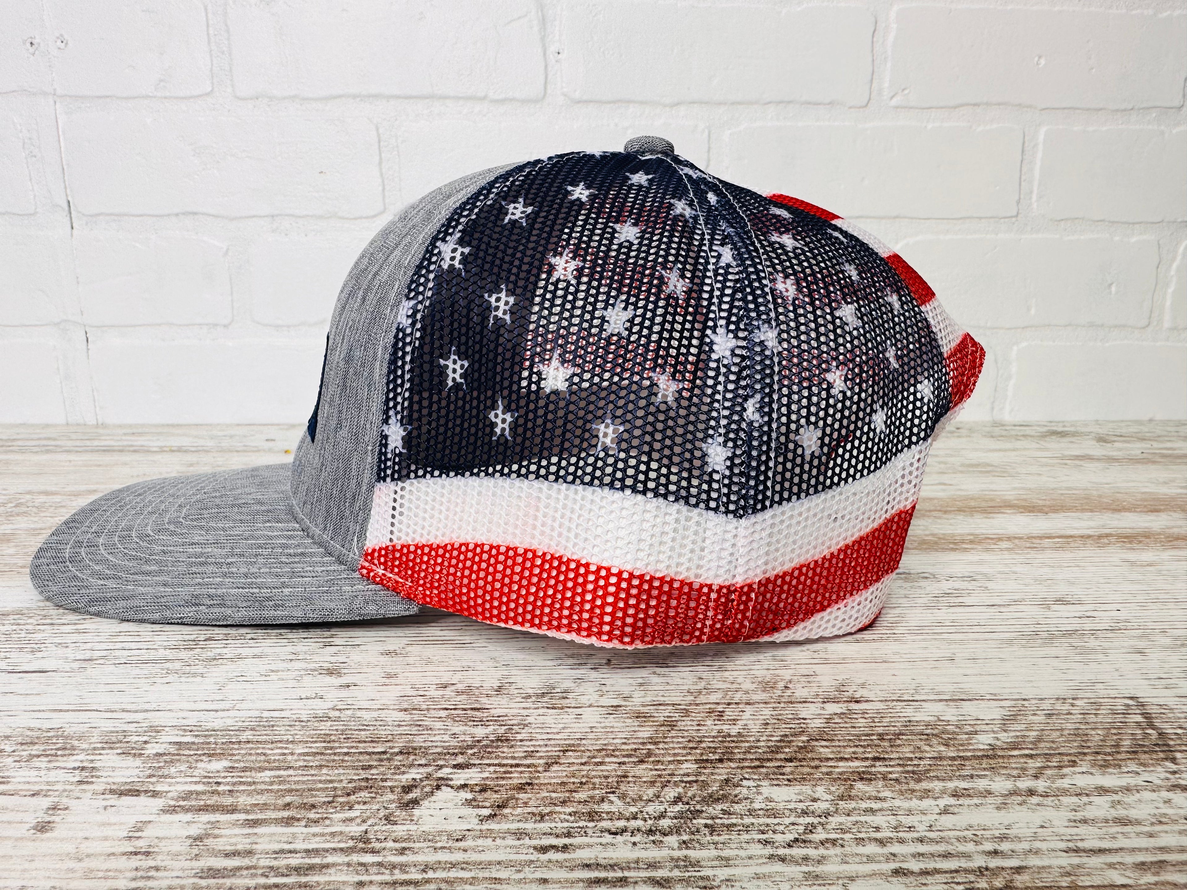 JD: USA American Flag Mesh Hat