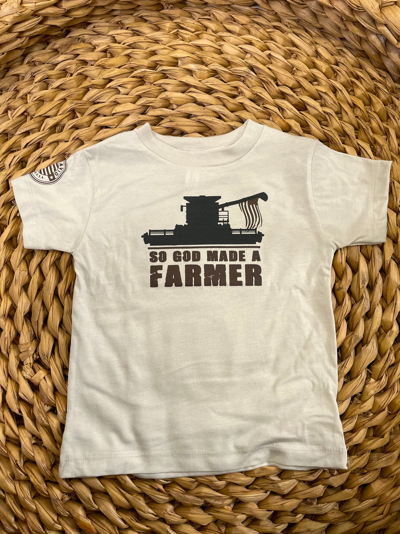 JD: Toddler So God Made a Farmer Tee