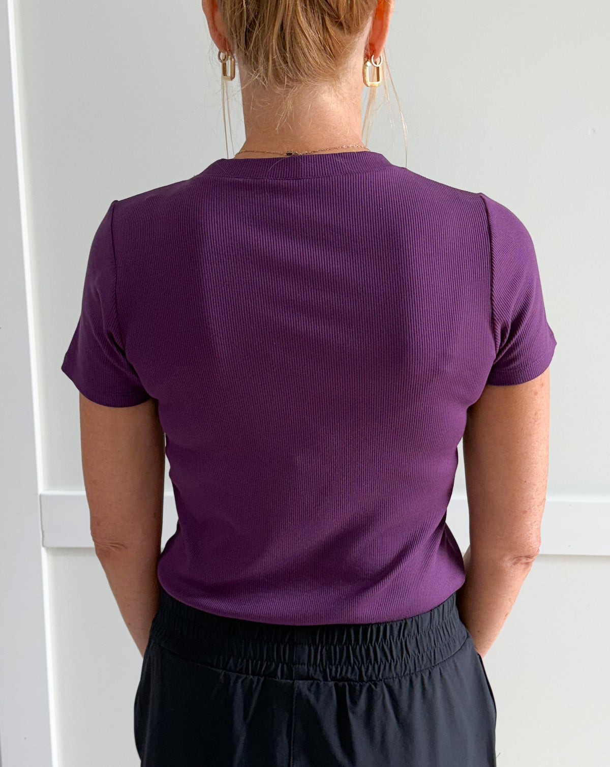 Mallory Micro Ribbed Top