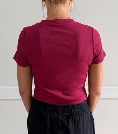 Mallory Micro Ribbed Top