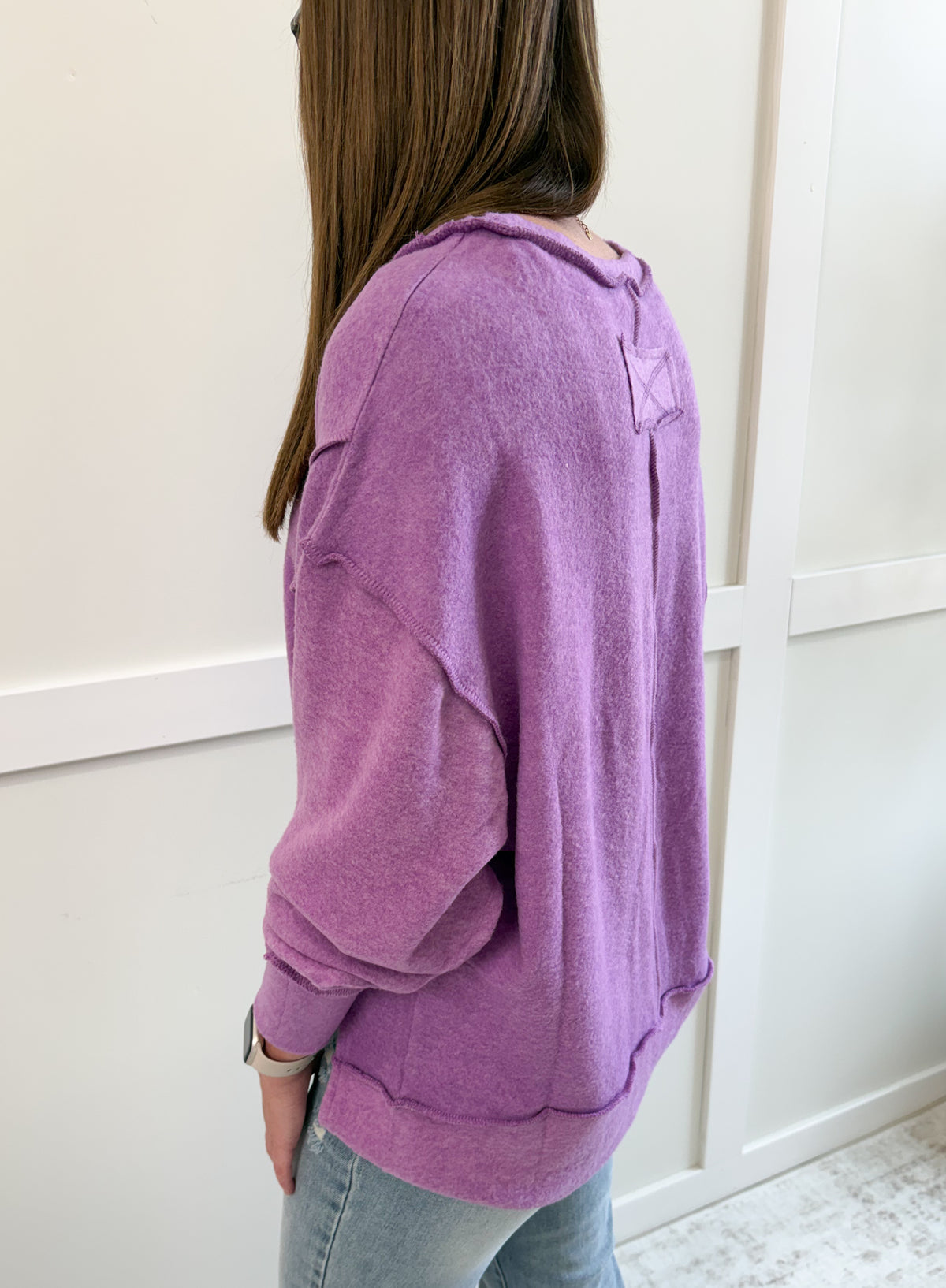 Jamies Brushed Hacci Oversized Sweater