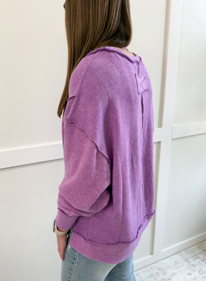 Jamies Brushed Hacci Oversized Sweater
