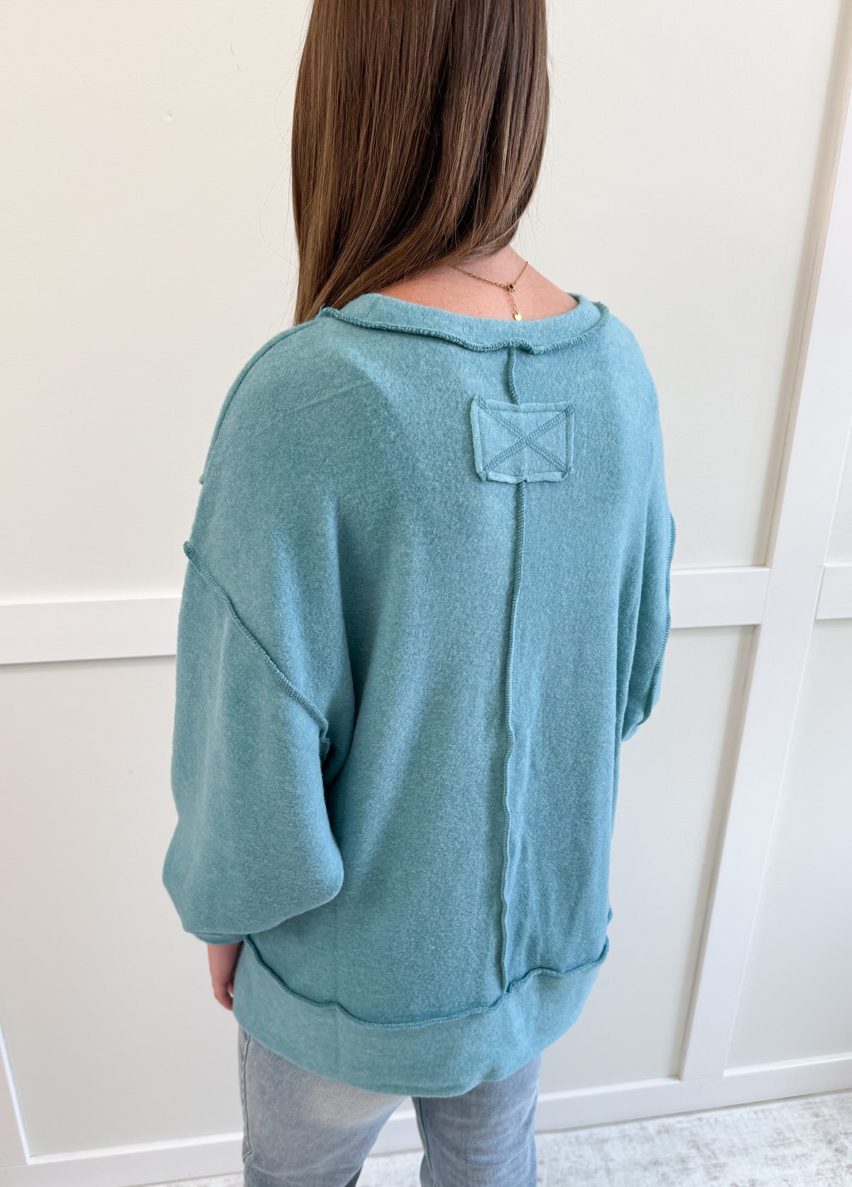 Jamies Brushed Hacci Oversized Sweater