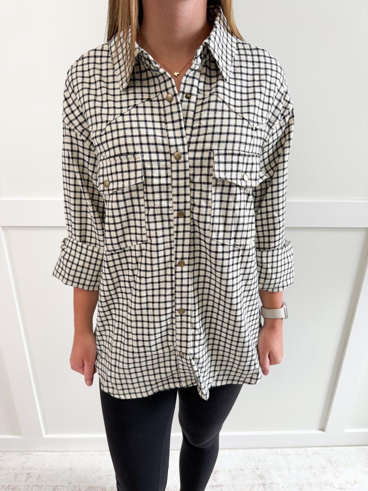 Bella Plaid Button Up