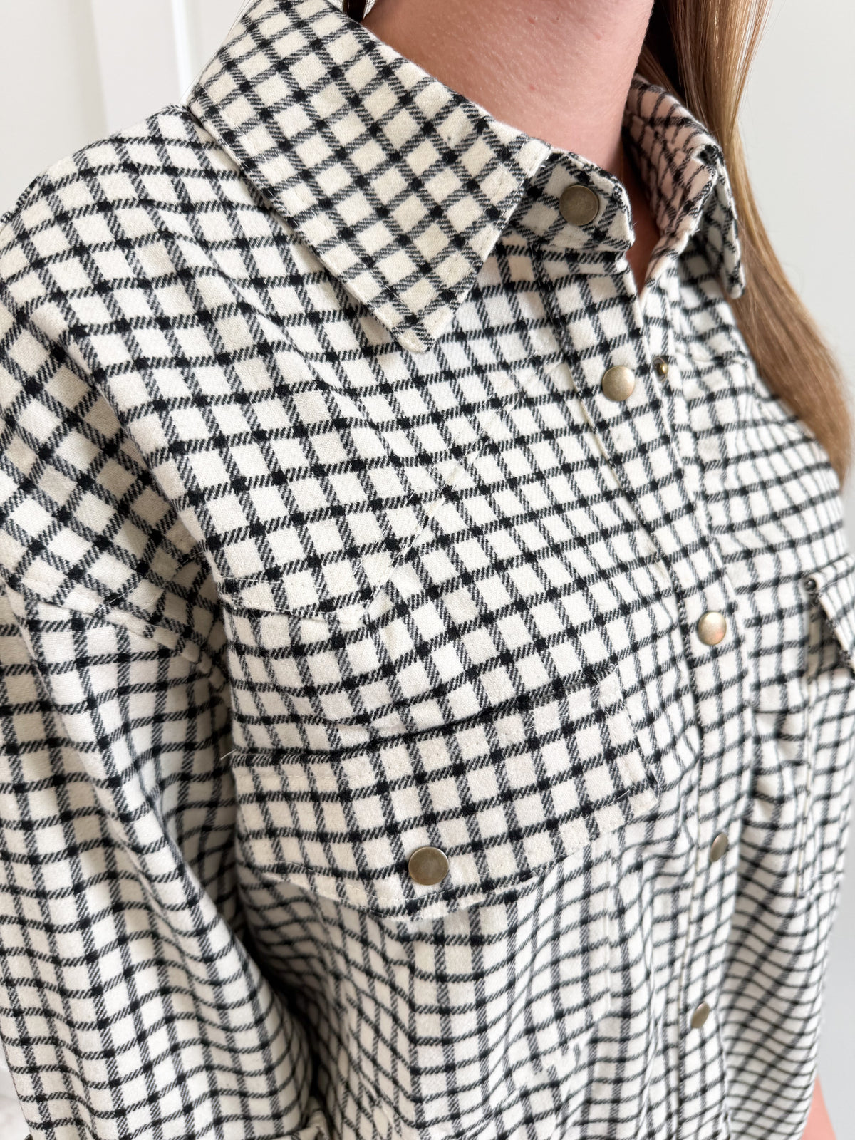 Bella Plaid Button Up