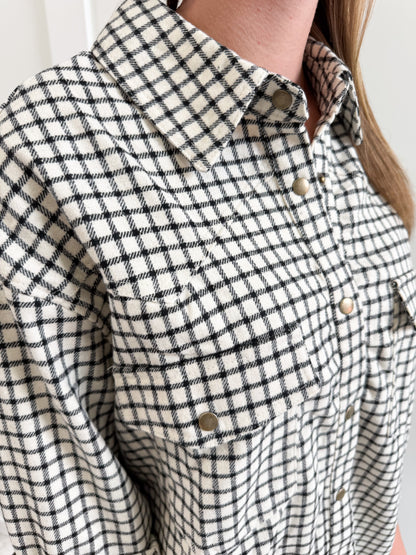 Bella Plaid Button Up