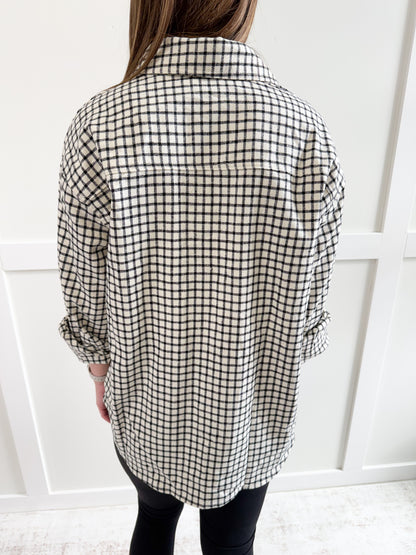Bella Plaid Button Up