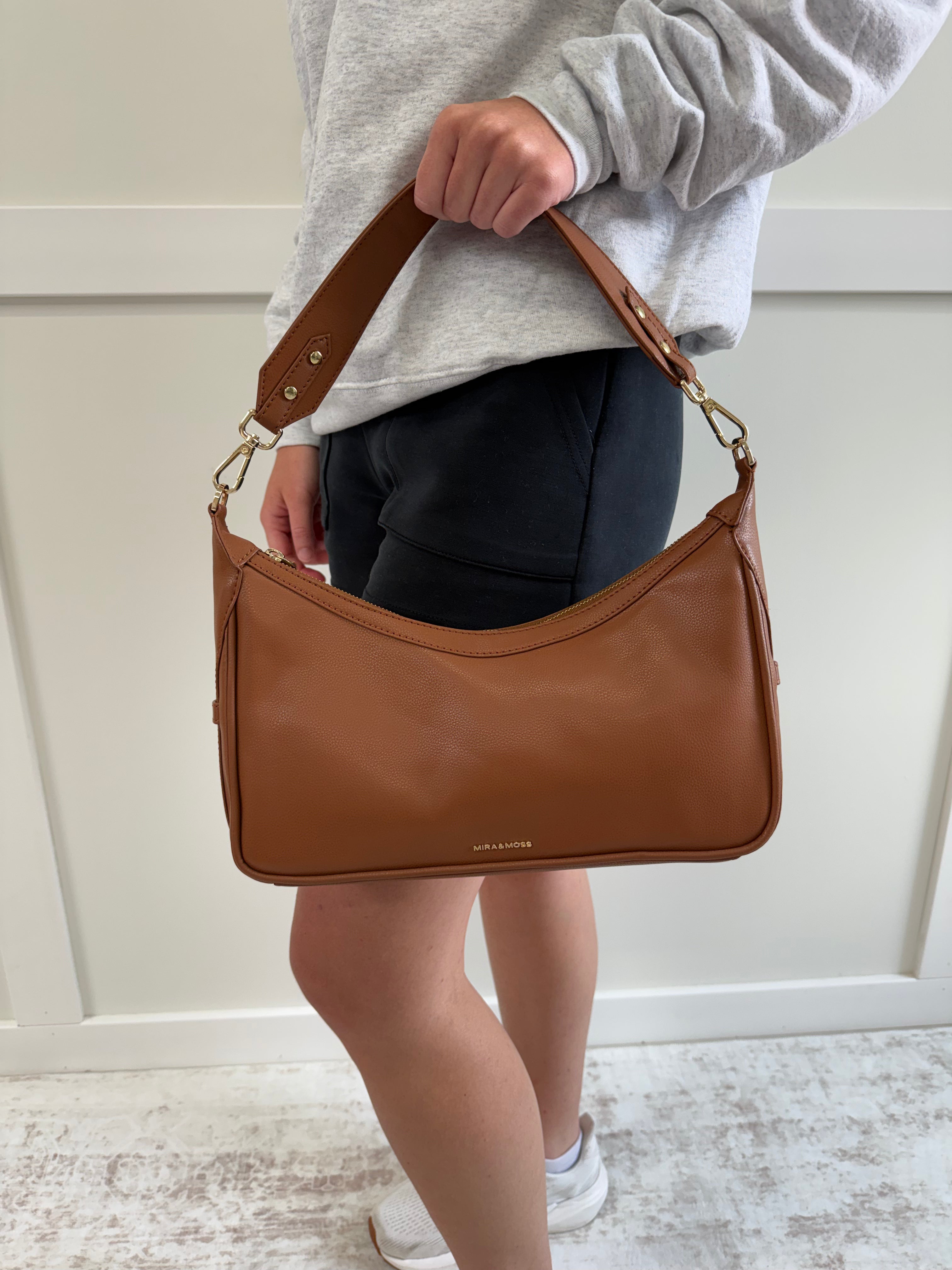 Celeste Shoulder Bag-Tan