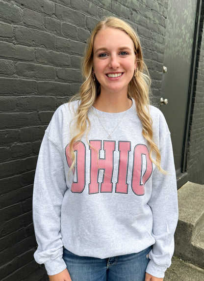 OHIO Red Stripes Sweatshirt