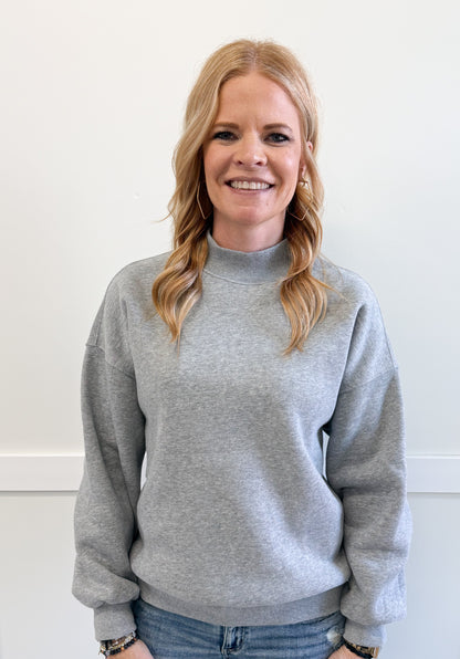 Nancy Mock Neck Sweatshirt
