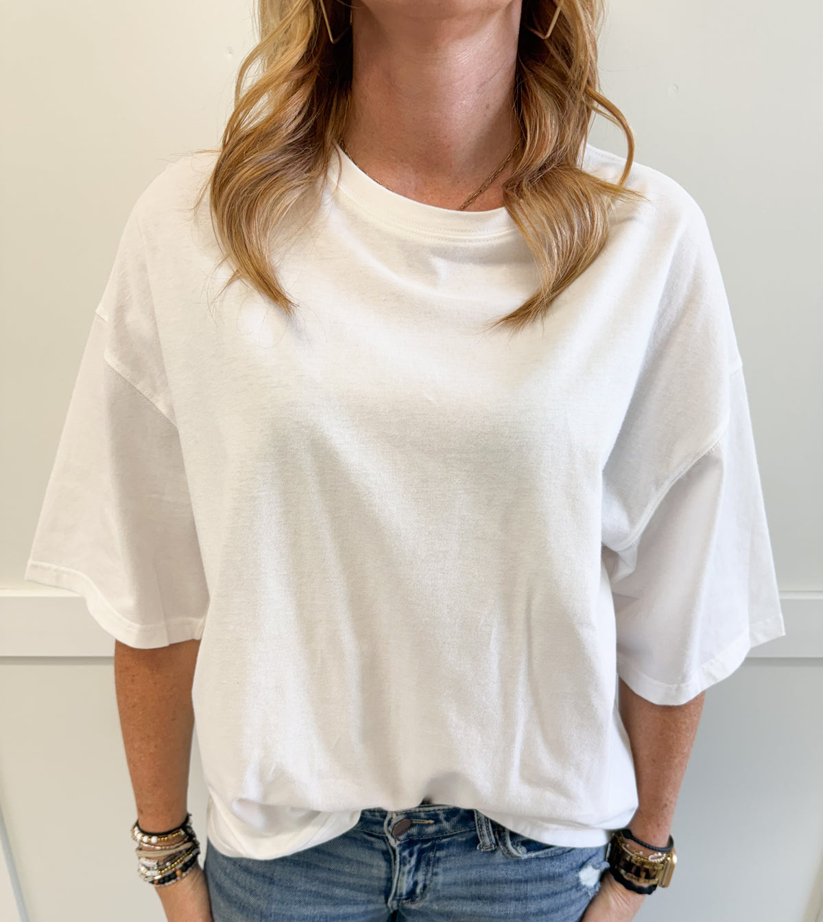 Saras Oversized Cotton Tee