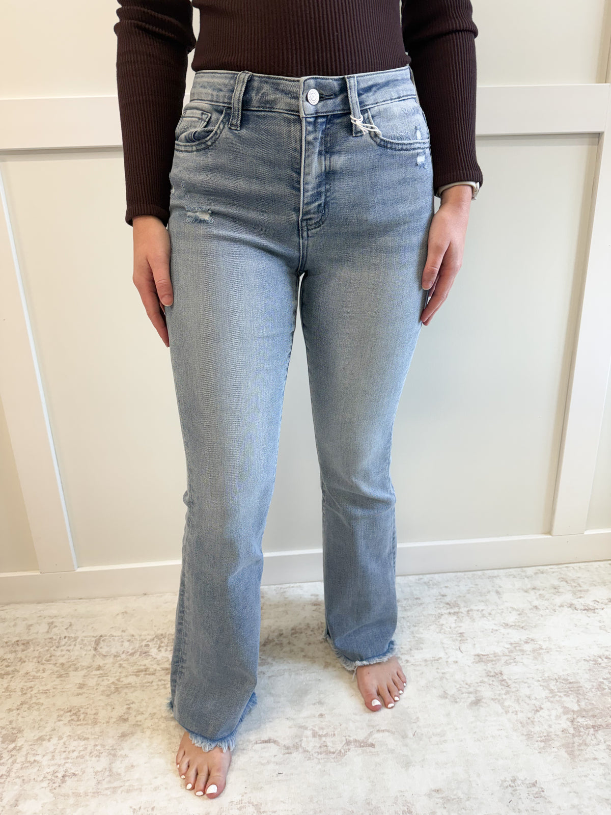 Elle High Rise Flare -32" Inseam