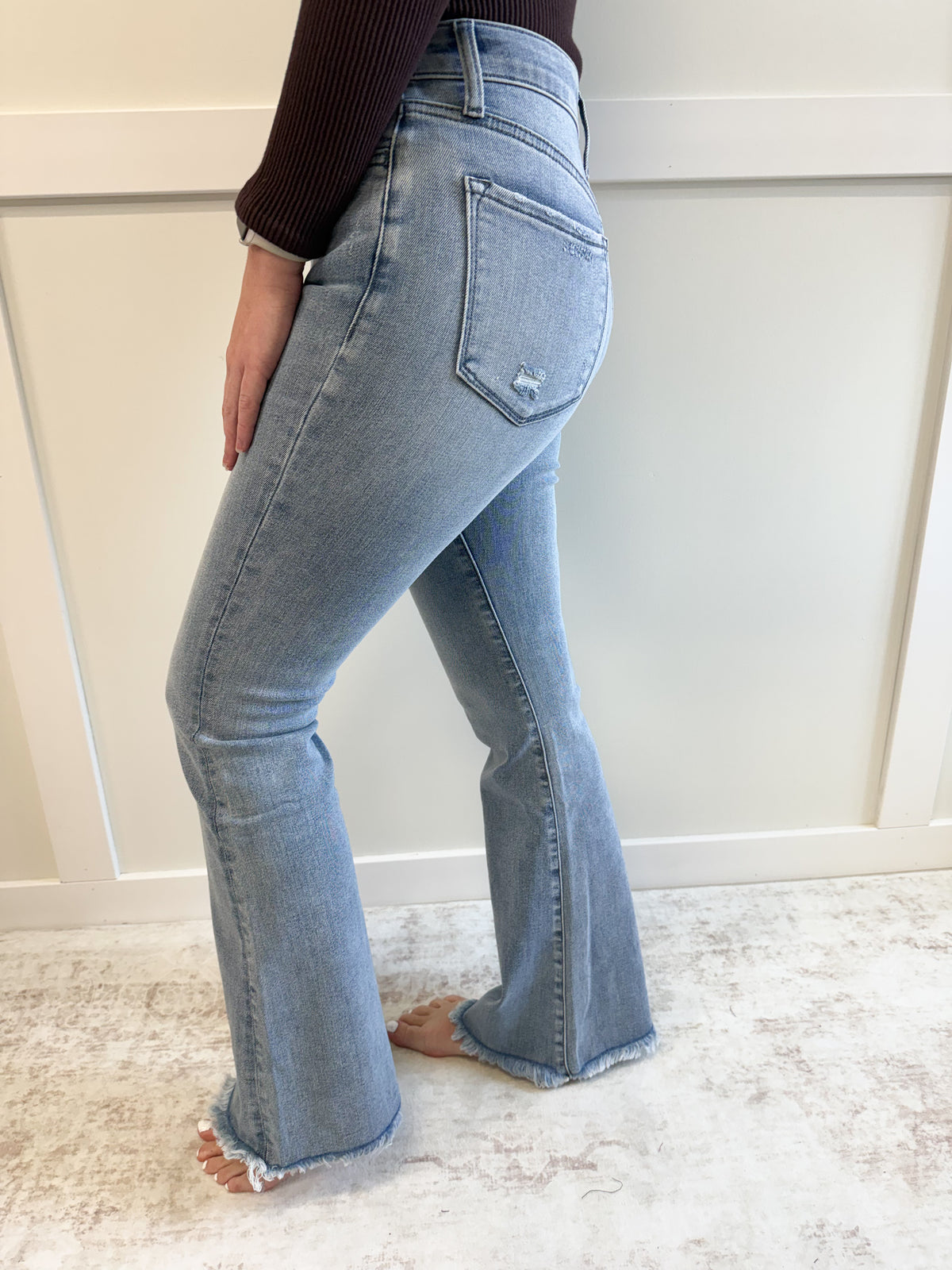 Elle High Rise Flare -32" Inseam