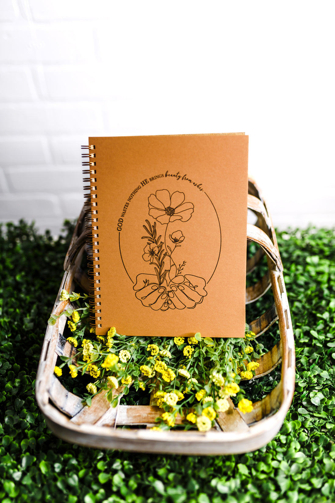 JD: Spiral-Bound Beauty from Ashes Lined Journal