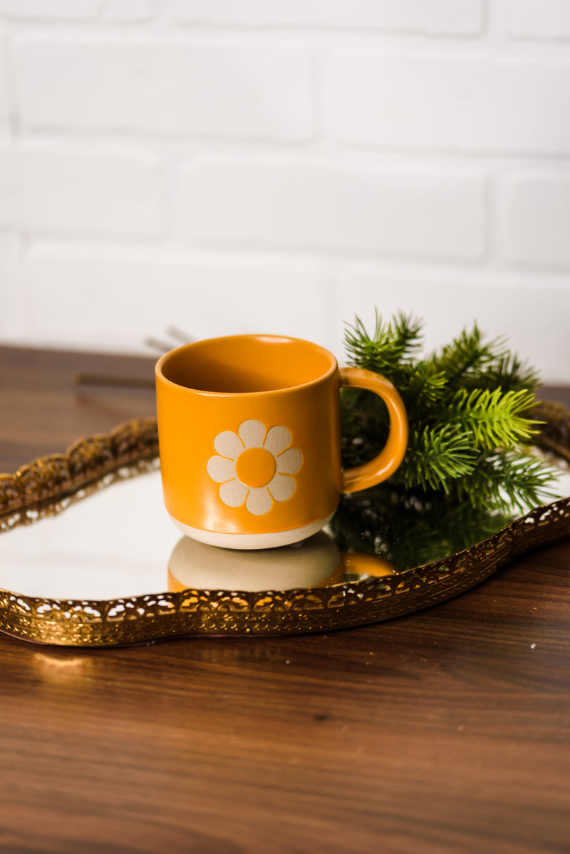 Retro Flower Mug