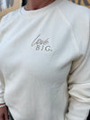 JD: Love BIG Corded Crewneck
