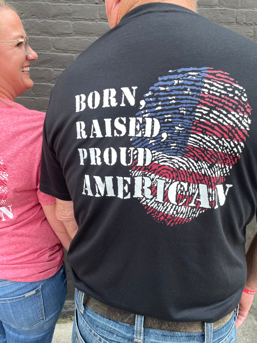 JD: Black Born, Raised, Proud American Tee