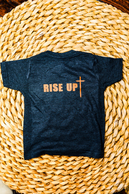 JD: Youth Charcoal Rise Up Tee