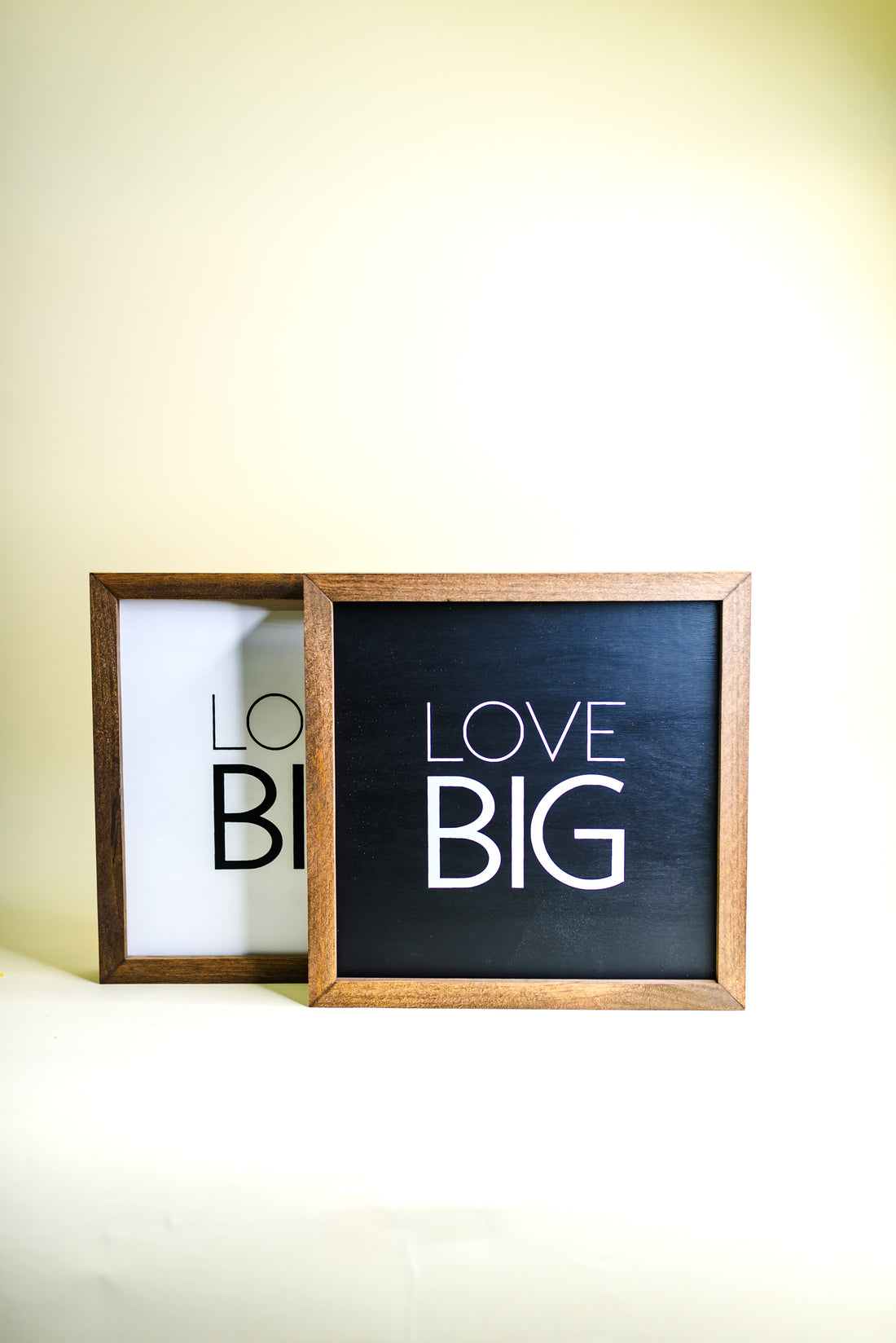 Love Big Framed Sign