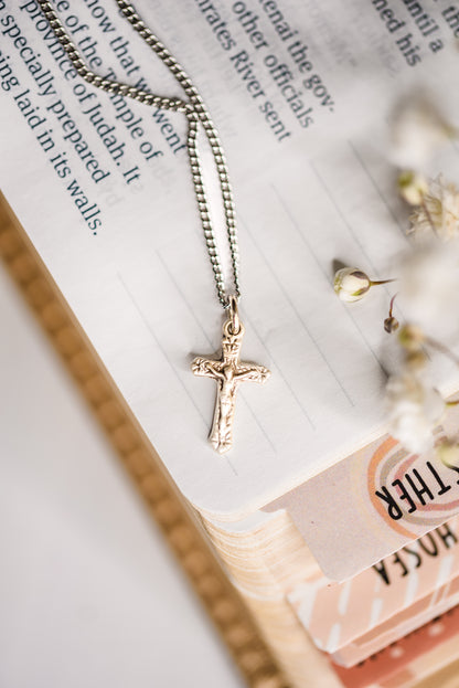 L66- McVan Crucifix Necklace