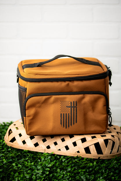JD: Rise Up Lunch Cooler- Duck Brown