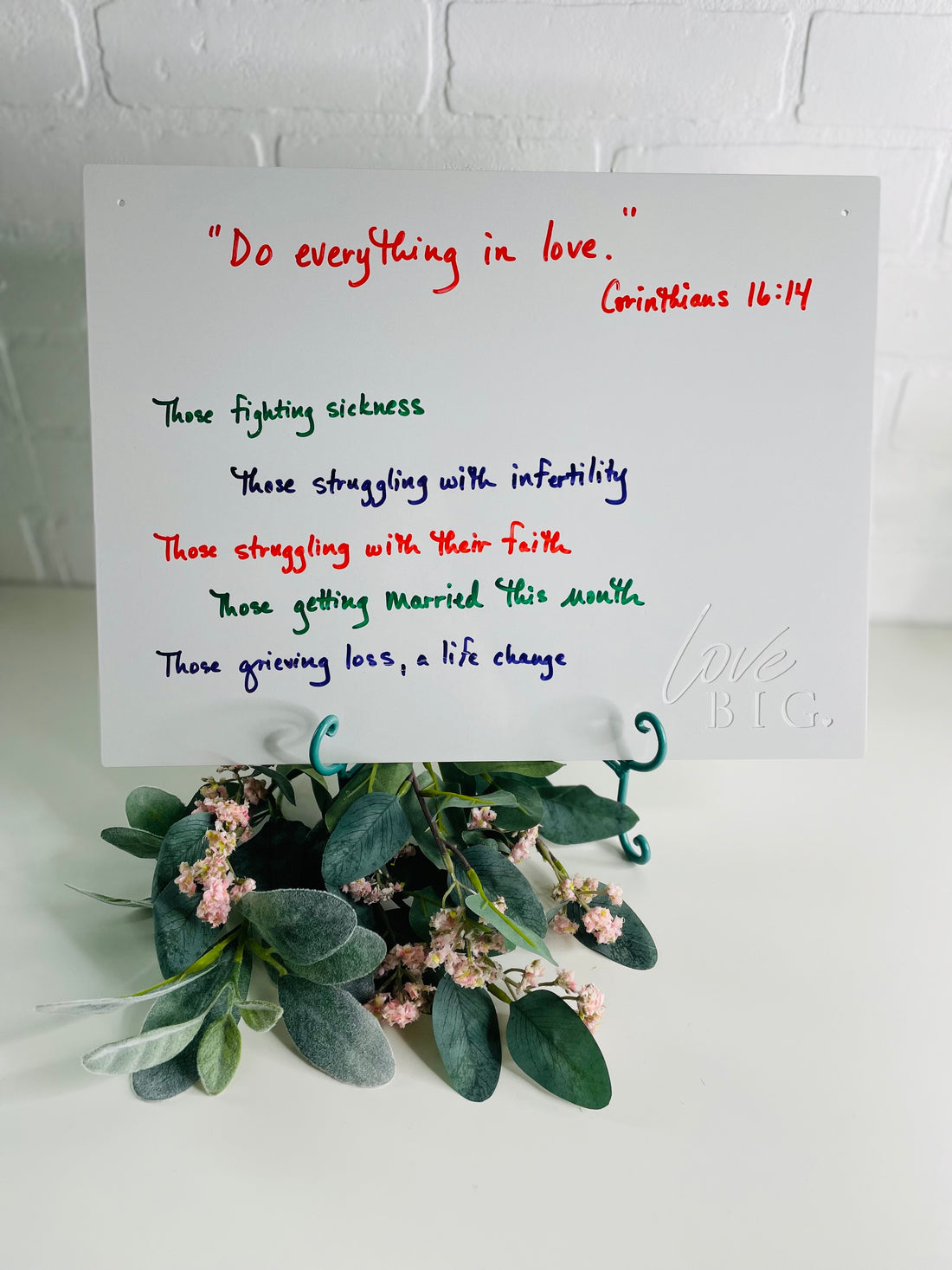 JD: Prayer Board