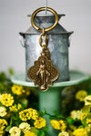 Miracles on a Ring Key Ring - Bronze